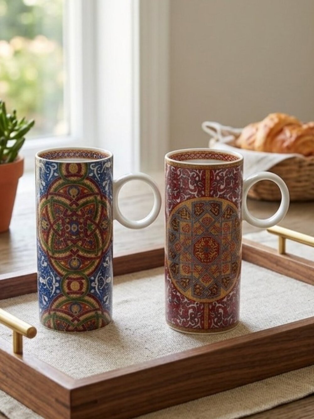 Porcelain Mugs Limited Edition Konitz Djibouti Coffee Tea Mugs (2)